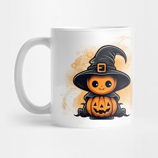 Baby Pumpkin Witch Mug